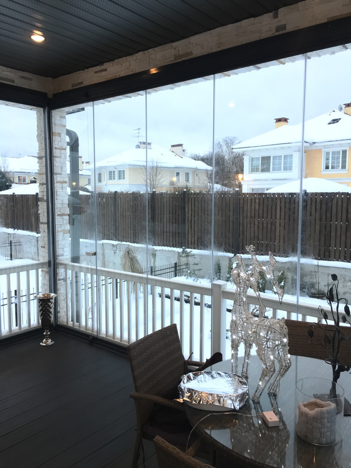 Безрамное остекление Лумон