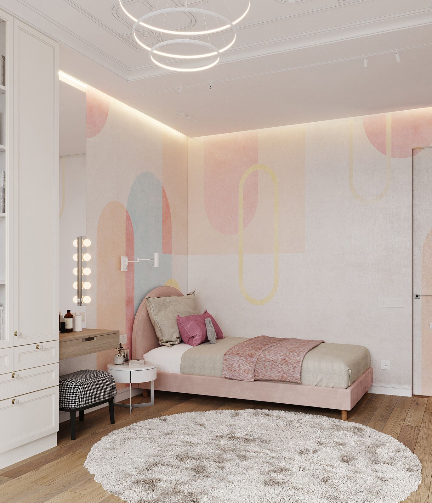 СВЕТЛЫЙ ИНТЕРЬЕР В ЖК ДОНСКОЙ ОЛИМП