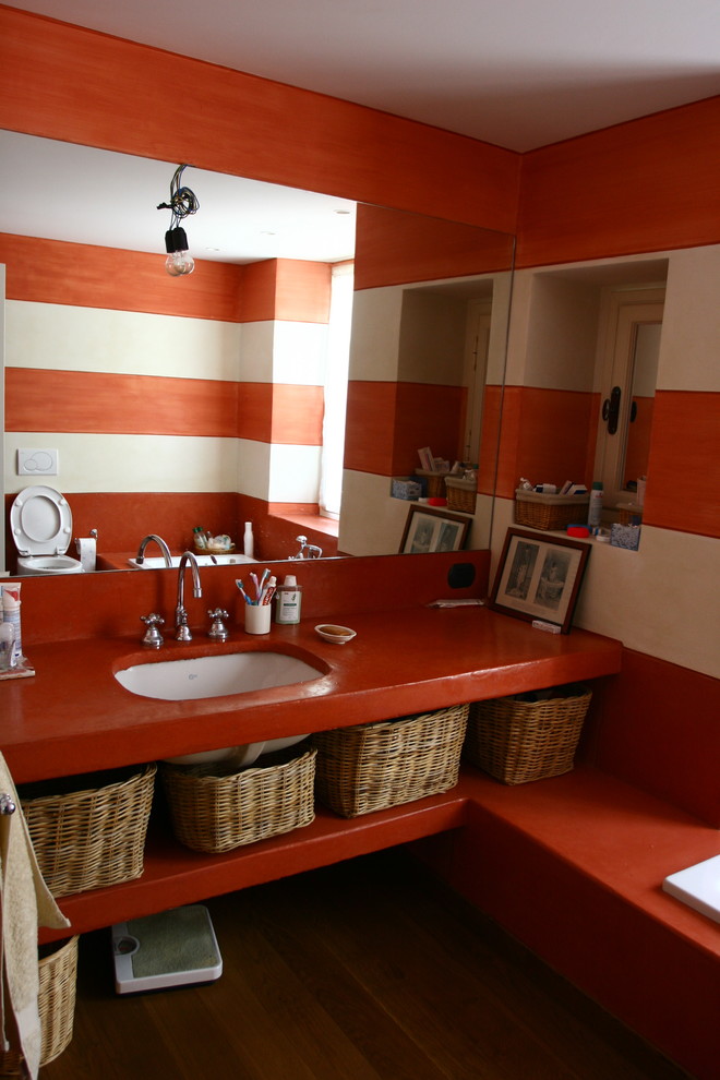 Design ideas for a mediterranean bathroom in Rome.