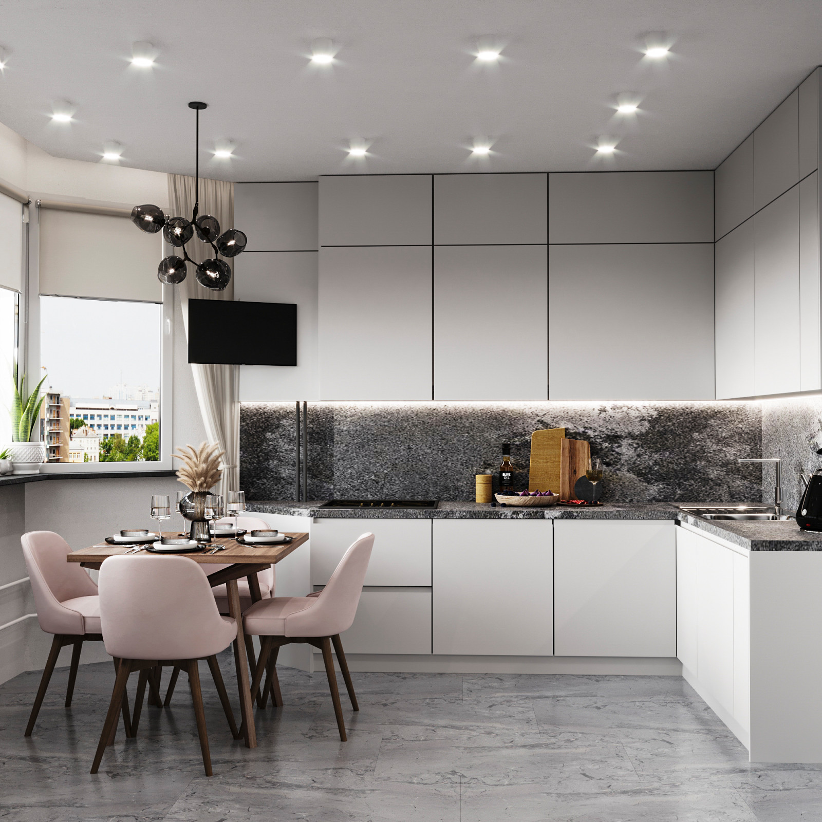 Кухня в доме серии П44-Т