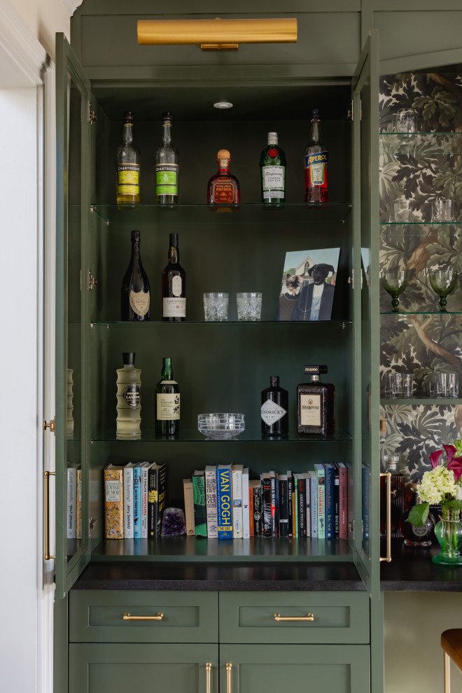 Easton Estate - Transitional - Home Bar - Bridgeport - by Dominique ...