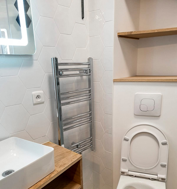 R&eacute;novation d'une salle d'eau modern-badezimmer