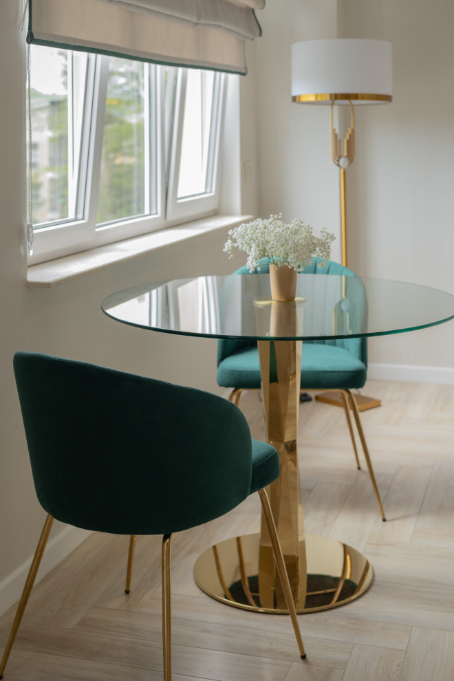 Квартира-студия 28м2 в городе Сочи или "50оттенков золота"