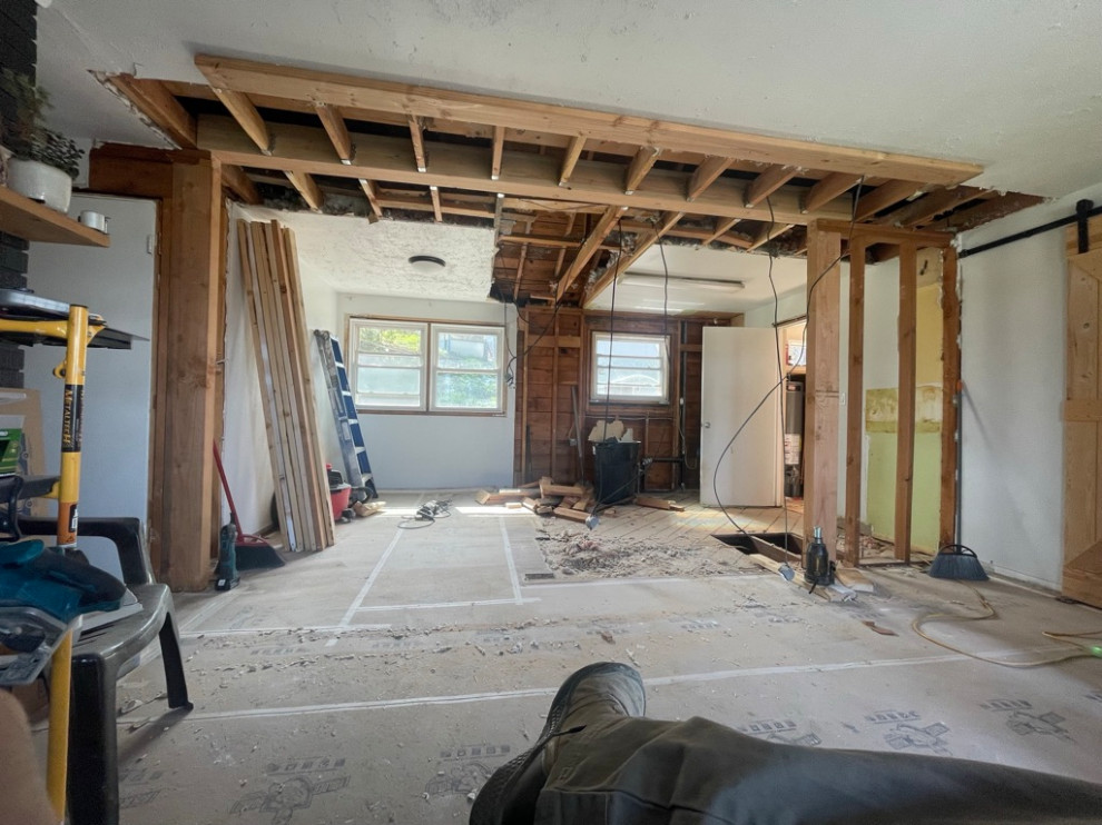 Bigger is better- Kitchen and wall remodel