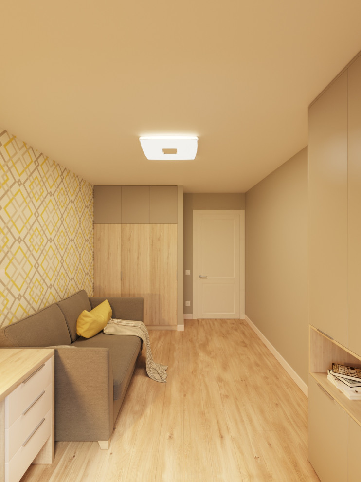 Дизайн проект двухкомнатной квартиры на Грайвороновской улице в Москве