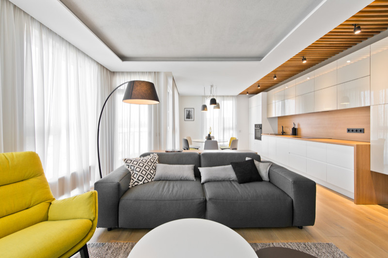 Квартира в скандинавском стиле 75м2