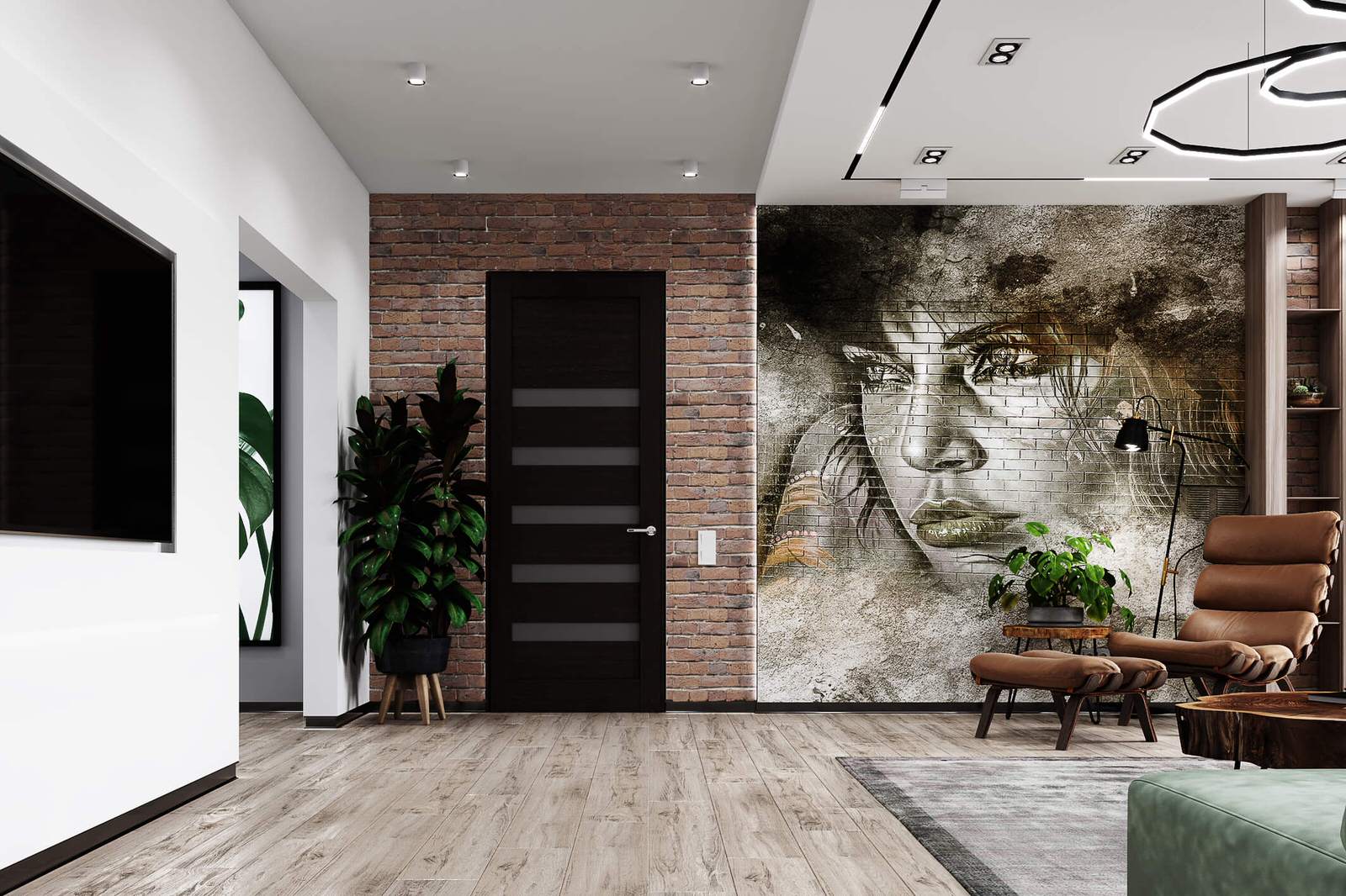 Дизайн коттеджа в стиле Loft