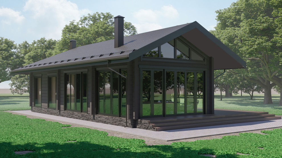 Уютная баня в современном исполнении