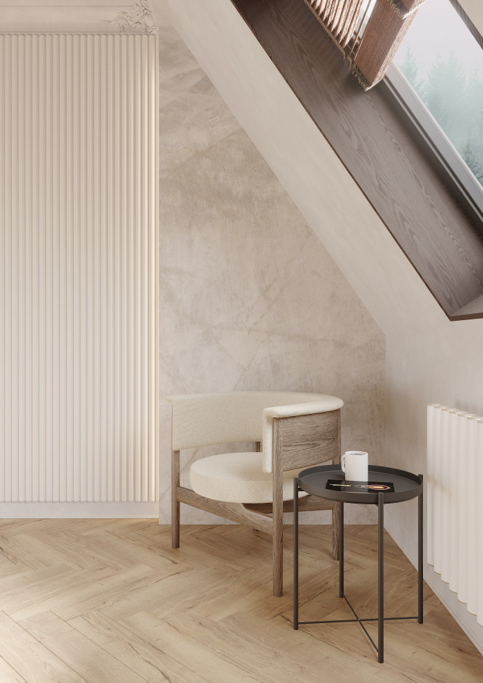 Проект интерьера кухни и санузла