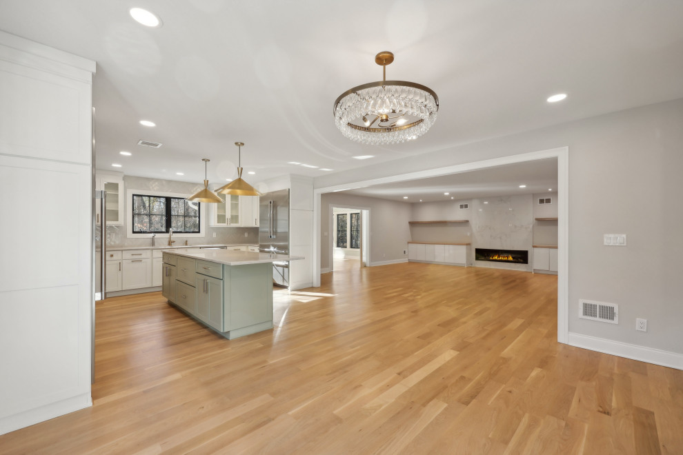 Open Plan Kitchen & Living Room | Second Floor Addition Wyckoff NJ
