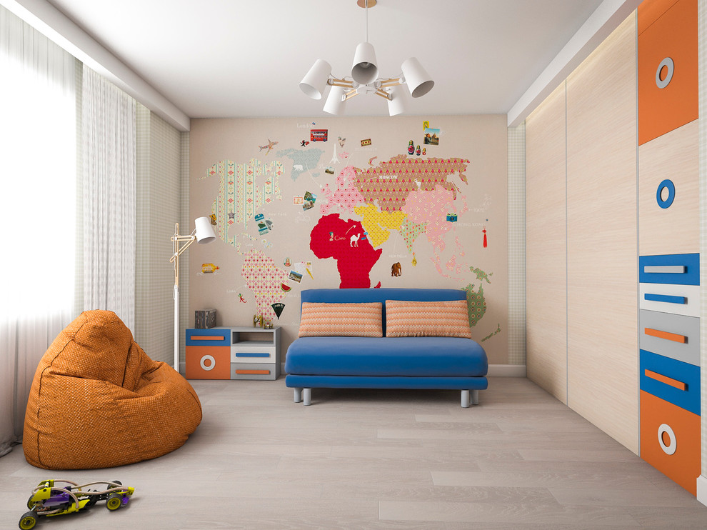 Детская для девочки и детская для мальчика. Визуализация.