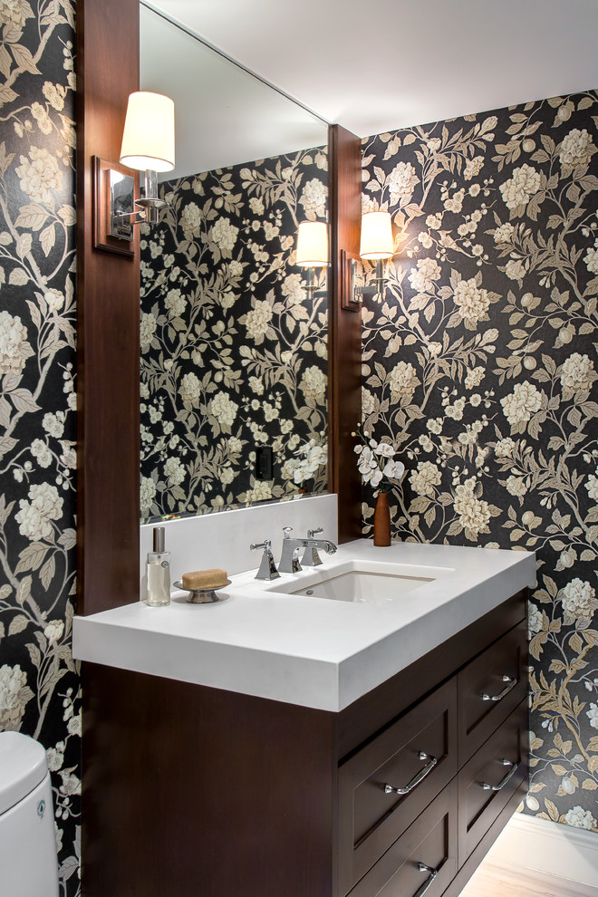 Dallas Road - Traditional - Powder Room - Vancouver - by Jenny Martin ...