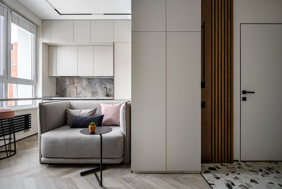 Стильная студия в ЖК "Сердце столицы". Публикация в журнале "Идеи вашего дома"