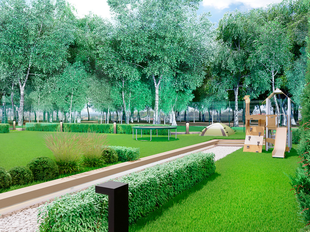 Ландшафт в стиле минимализм