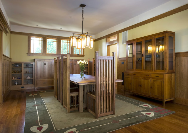 Novack estilo-craftsman-comedor