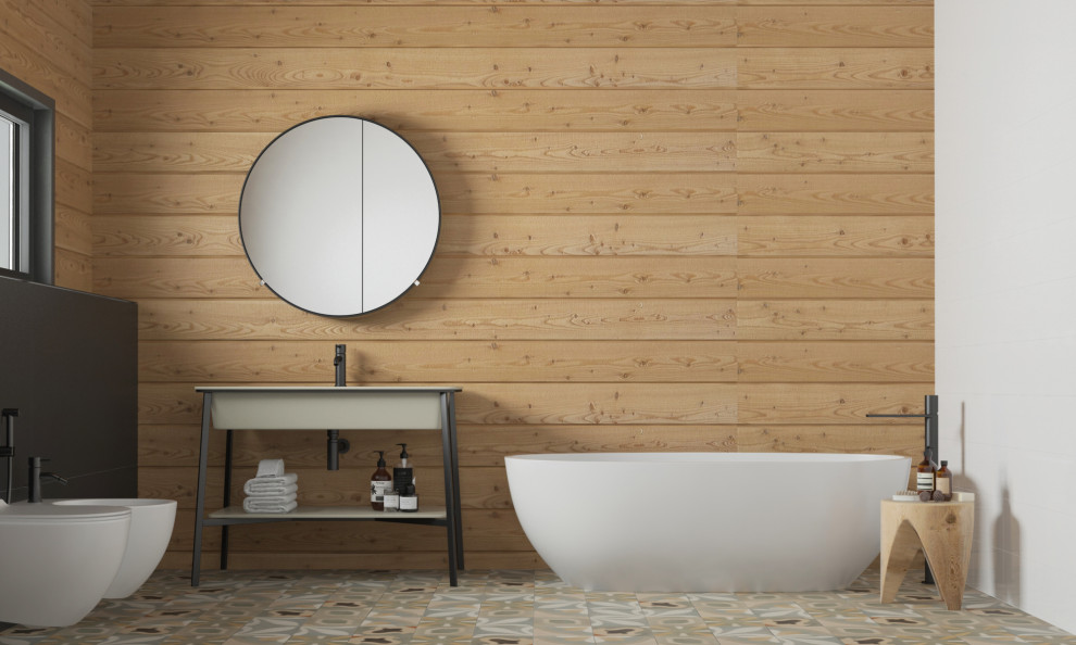 Дизайн-проект интерьера загородного дома (из бруса)