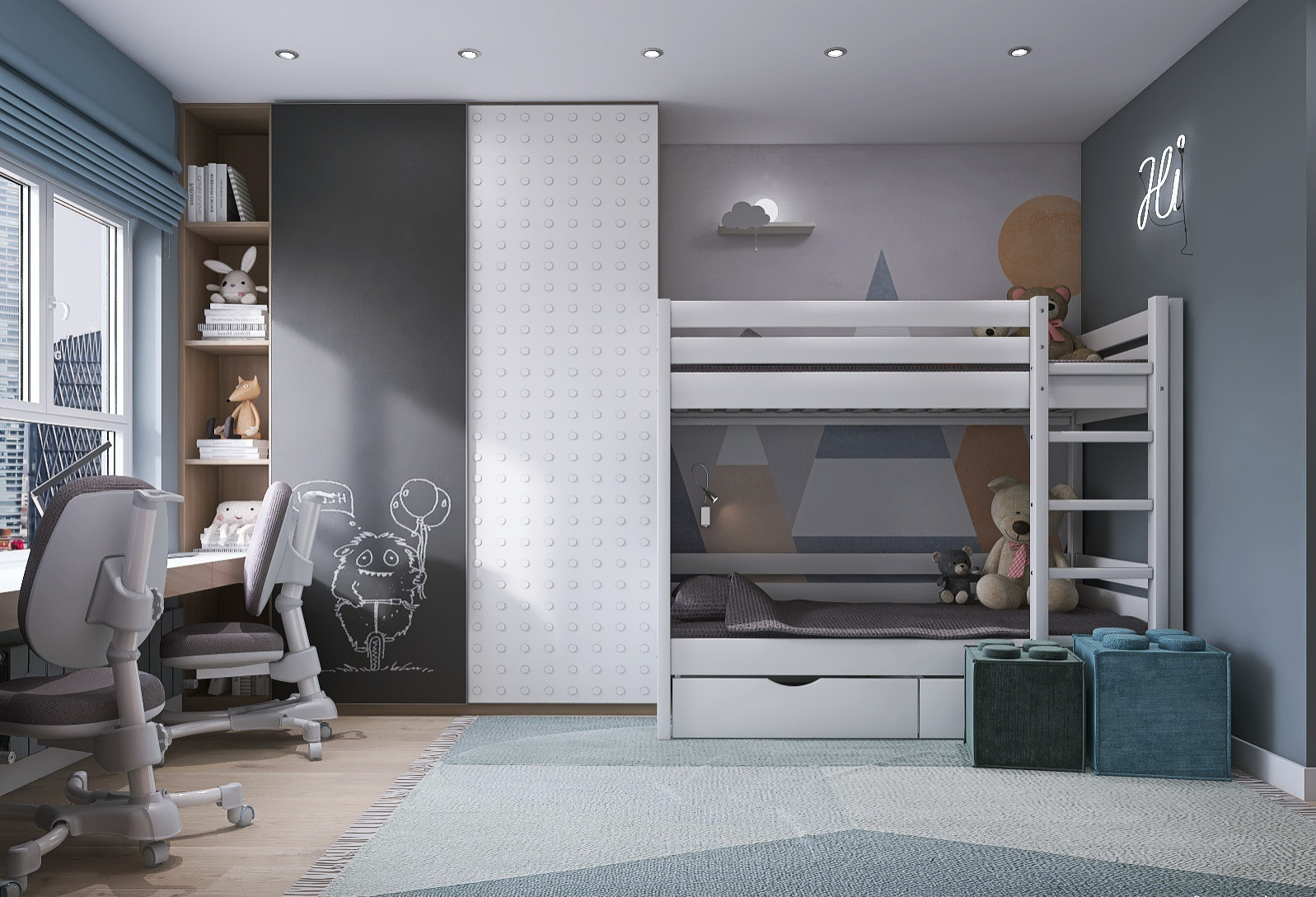 Трехкомнатная квартира в современном стиле