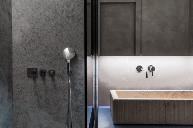 Apartments modern-badezimmer
