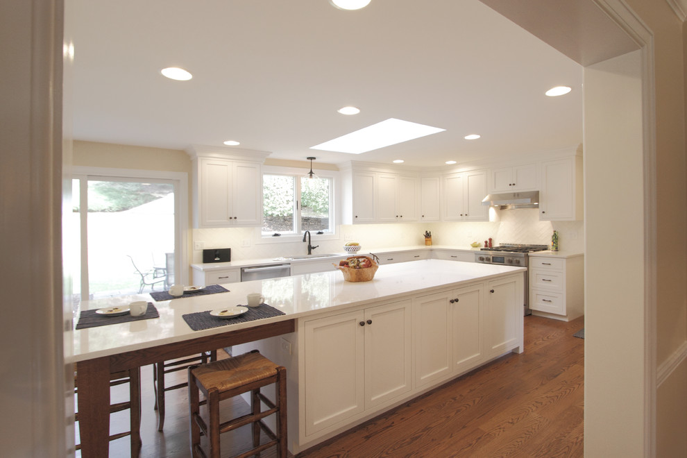 Transitional home design photo in DC Metro