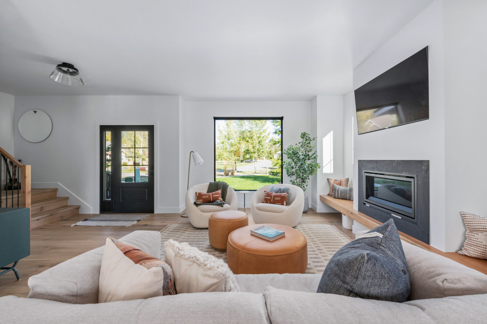 Stumptown Loop Build - Contemporary - Living Room - Other - by Emily ...