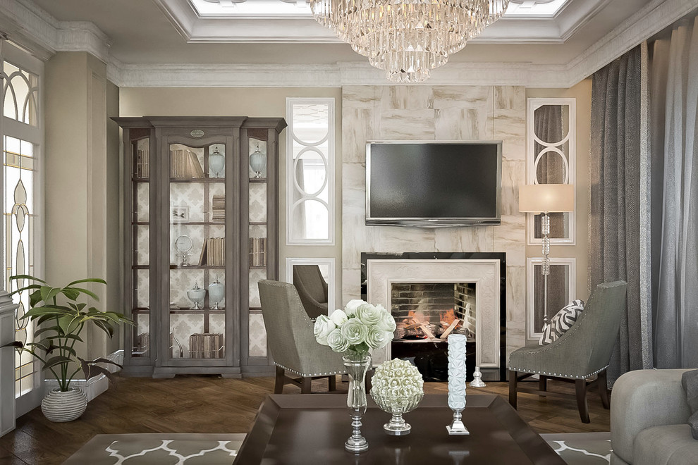 Лаконичная классика в загородном коттедже