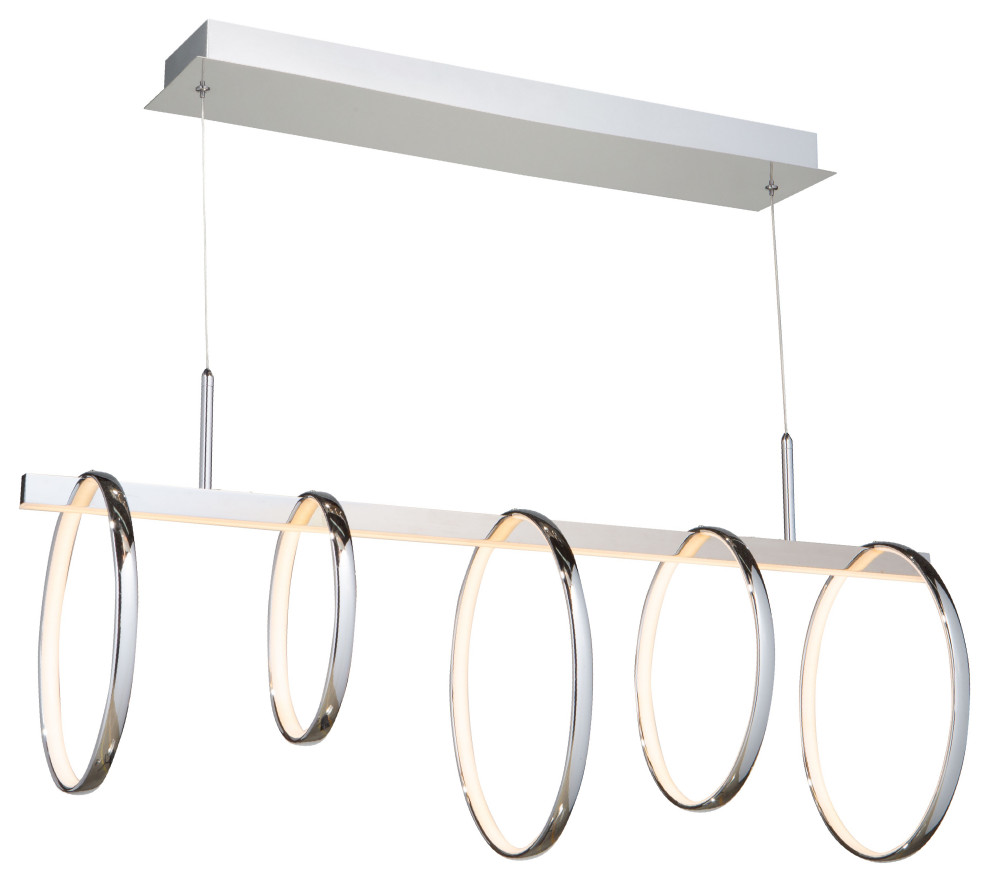 Trapeze LED Island Light Modern Kitchen Island Lighting by