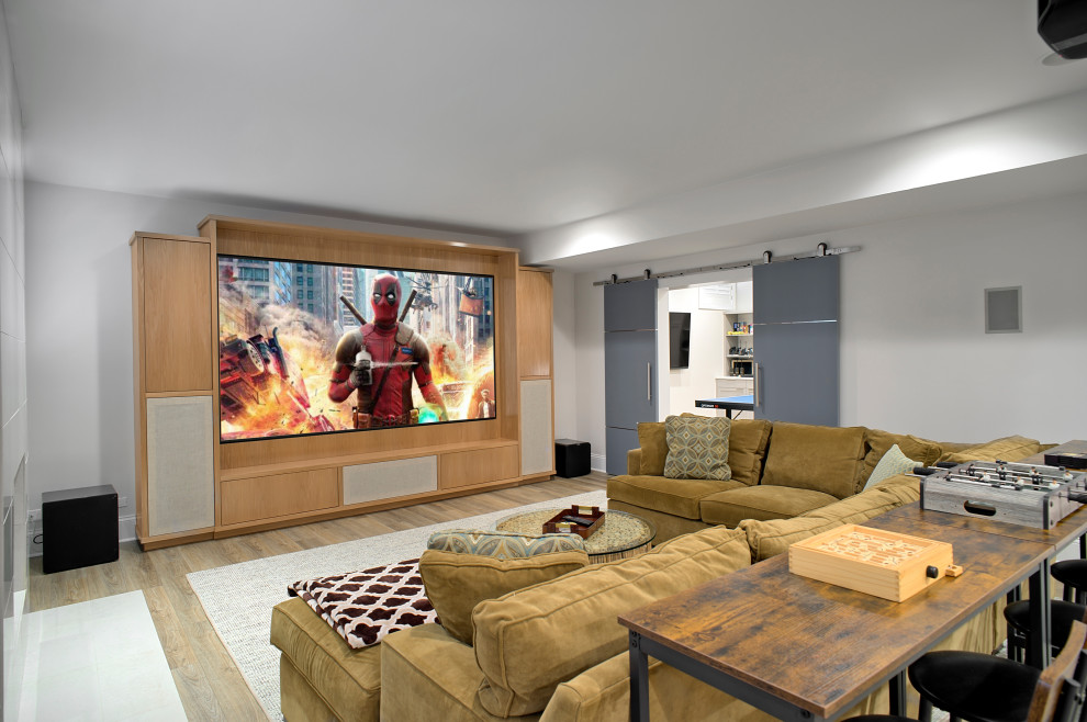 Living Spaces - Transitional - Home Theater - Chicago - by Benvenuti ...