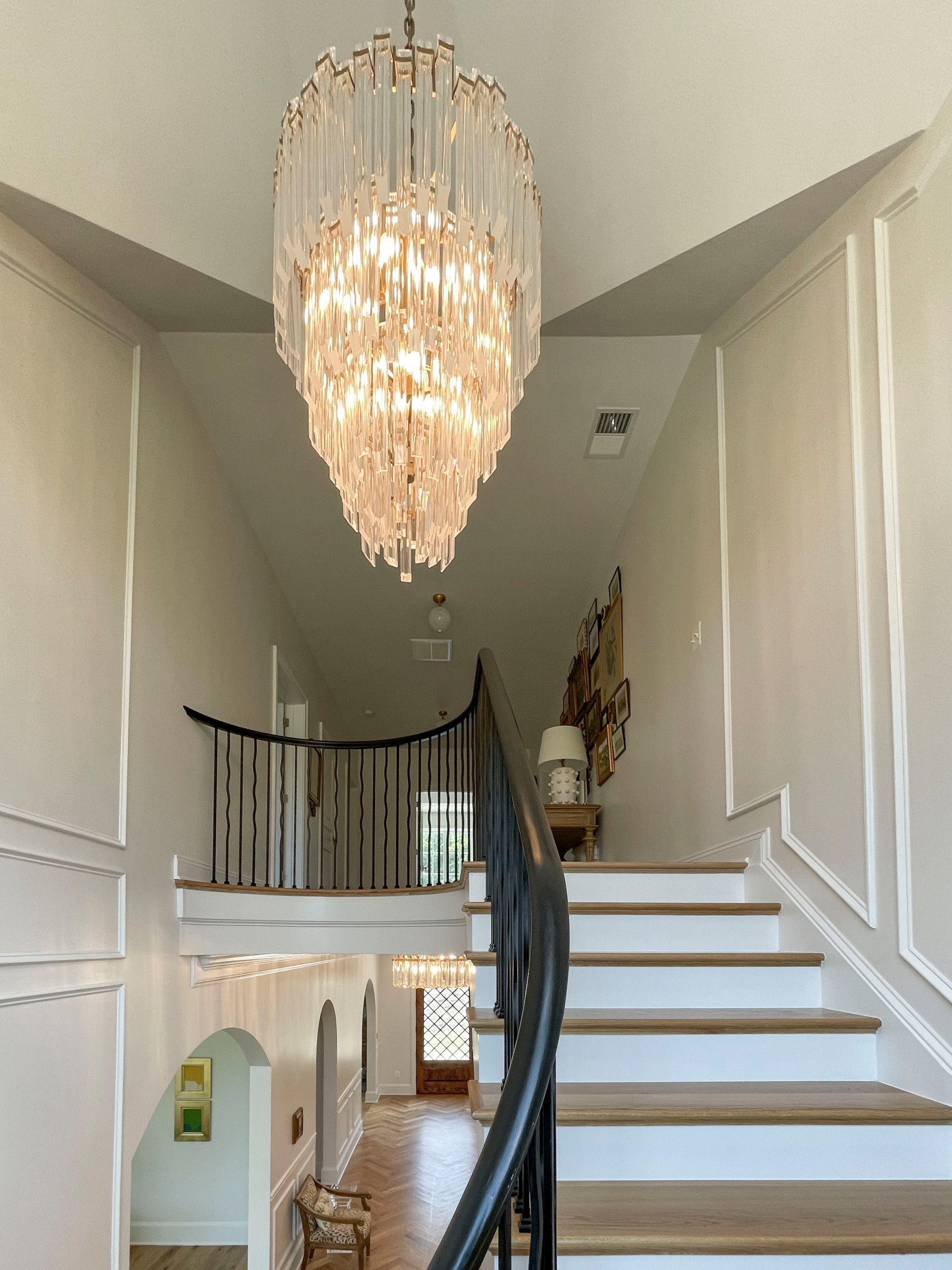 106_Modern Balustrade System Meets Traditional Winding Stairs, Aldie VA  20105