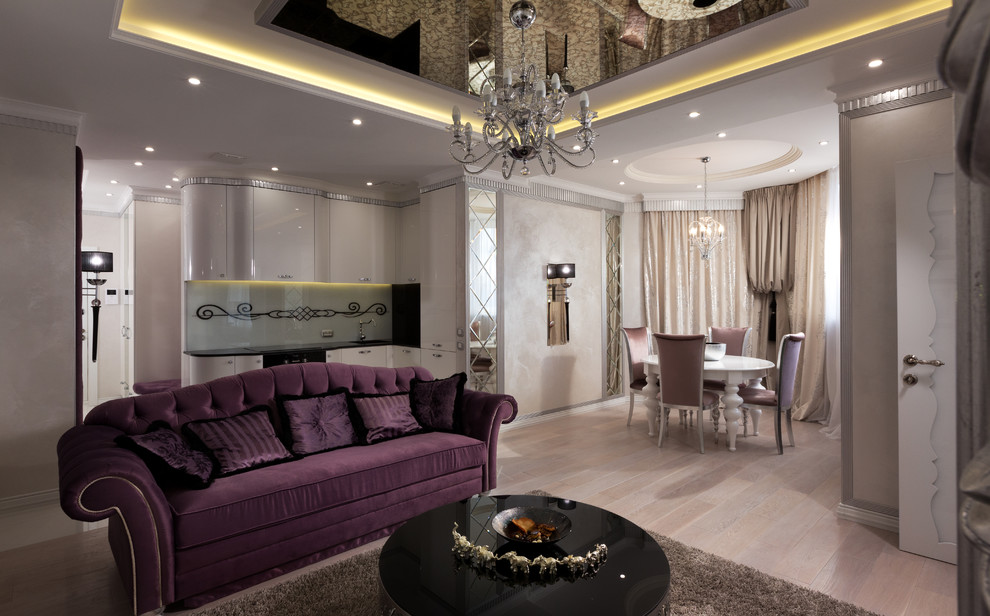 Светлые тона и зеркальные поверхности от Виктории Витковской