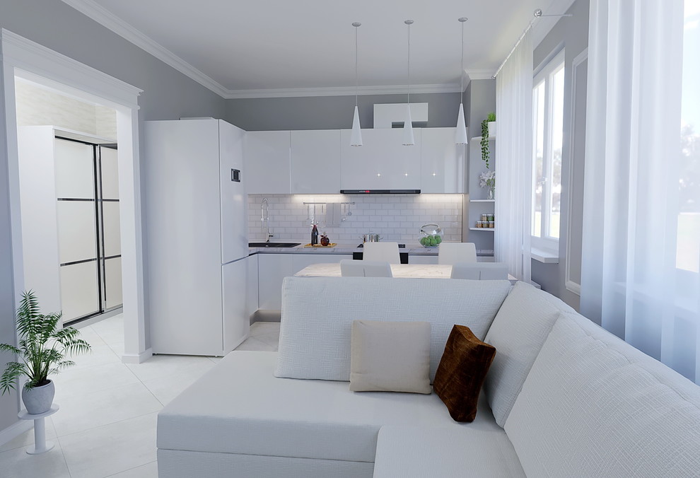 "Дизайн-проект однокомнатной квартиры со студией"