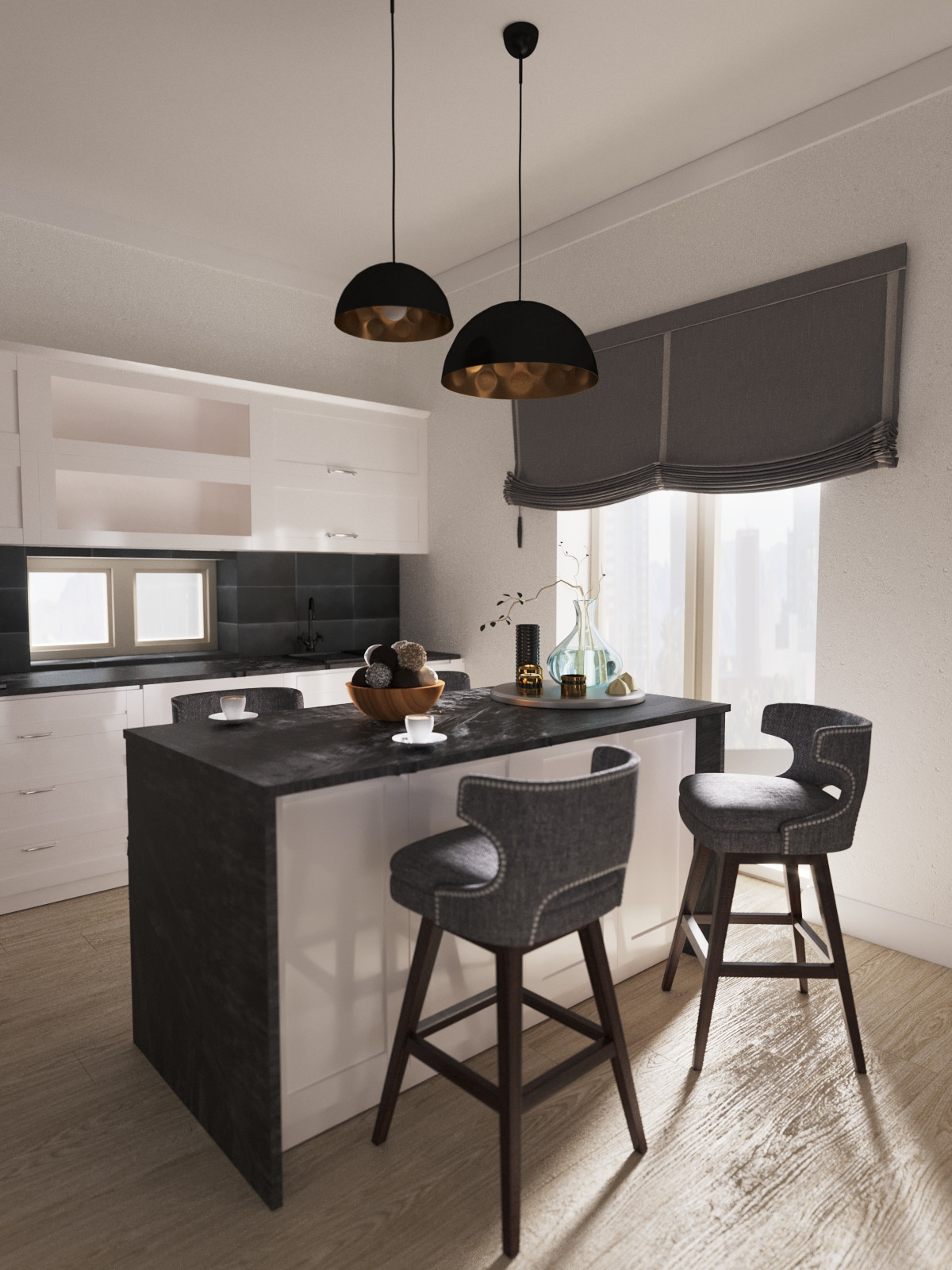 Кухня-гостиная в Италии