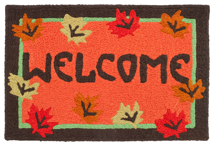 Autumn Welcome Fall Decor Indoor Outdoor Accent Rug