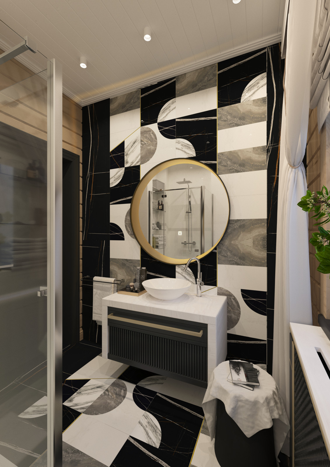 МО д. Супонево ванные комнаты