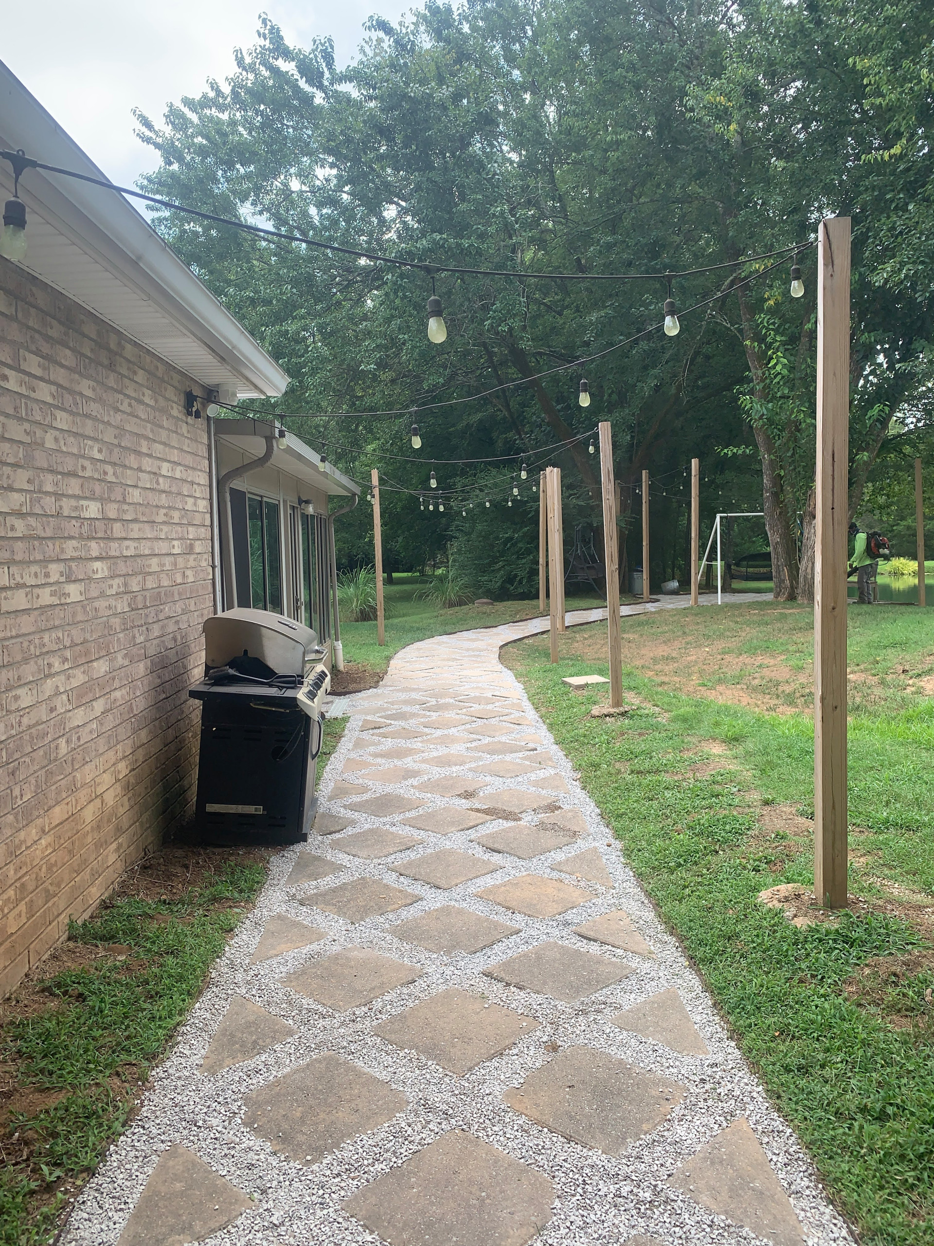 Backyard Pathway After