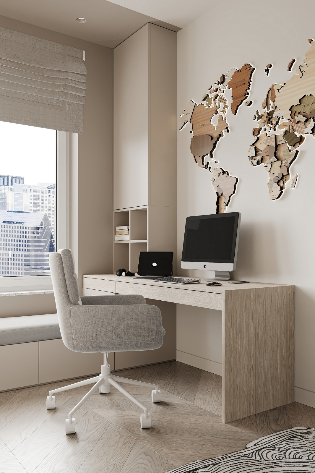 Дизайн и ремонт квартиры в ЖК Большая семерка - Сочный синий