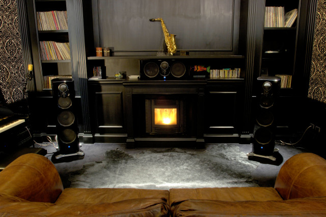 Il living del musicista eclectic-living-room