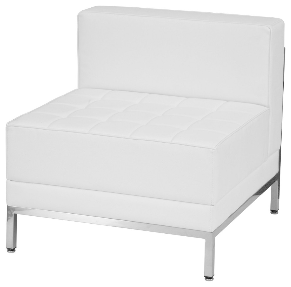 James Allan FFIF55810 28"W Leather Accent Chair Contemporary Armchairs And Accent Chairs