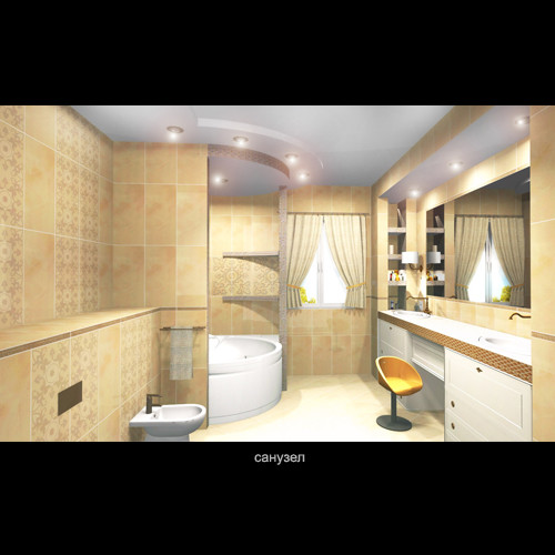 Проекты ванных комнат