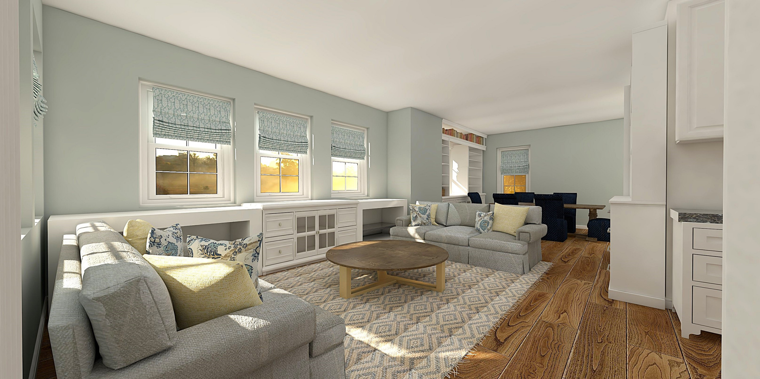 Cottage on Peasenhall- 3D render