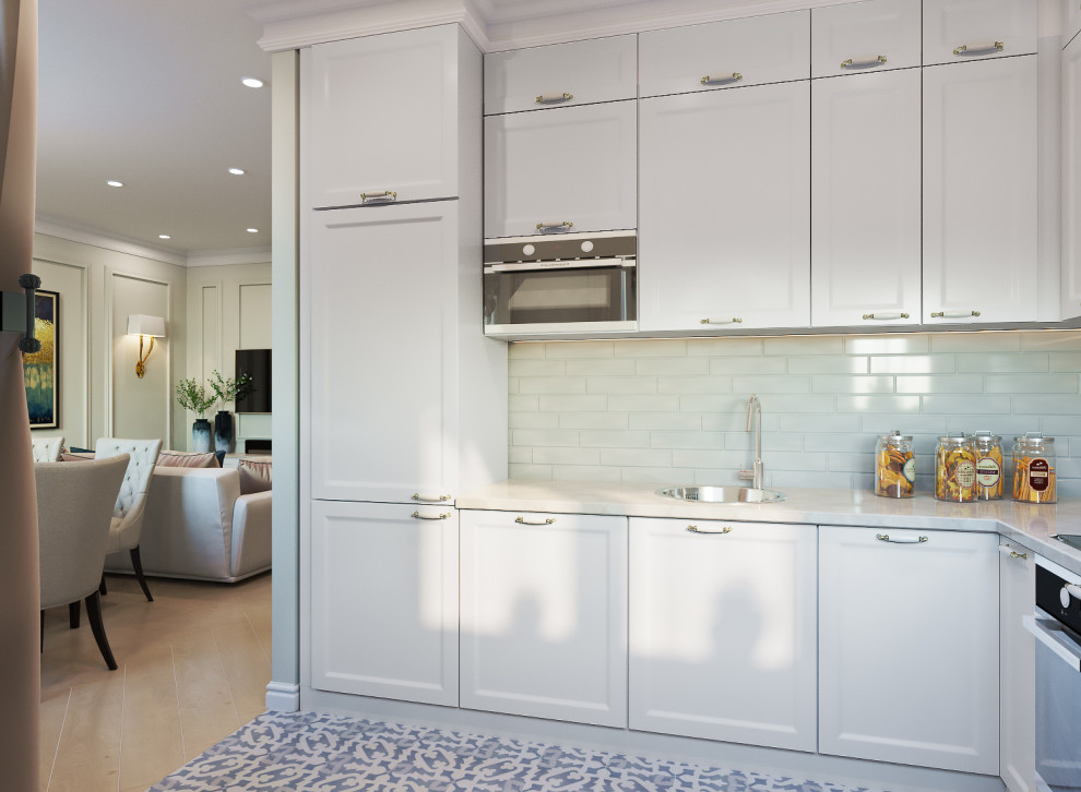 Дизайн проект 2х-комнатной квартиры в современной классике