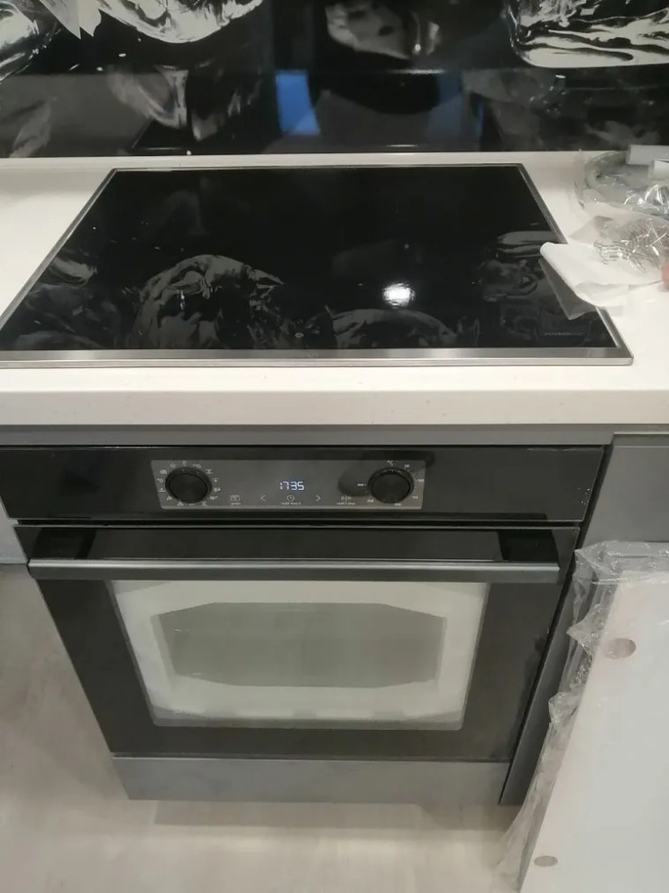 Установка плиты электрической