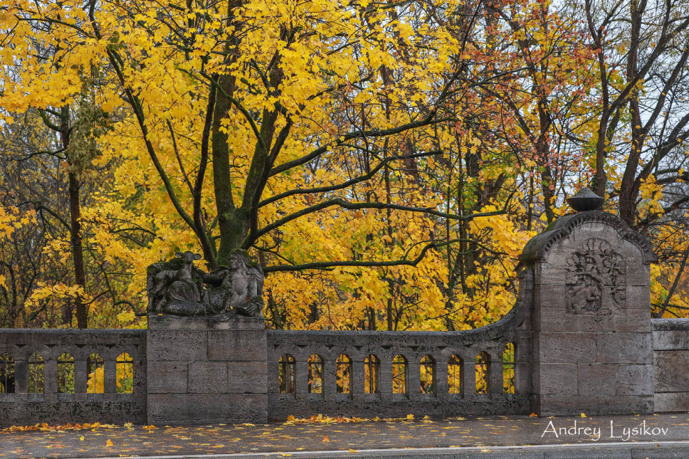 Мюнхен - парк Максимилиансанлаген (Maximiliansanlagen)