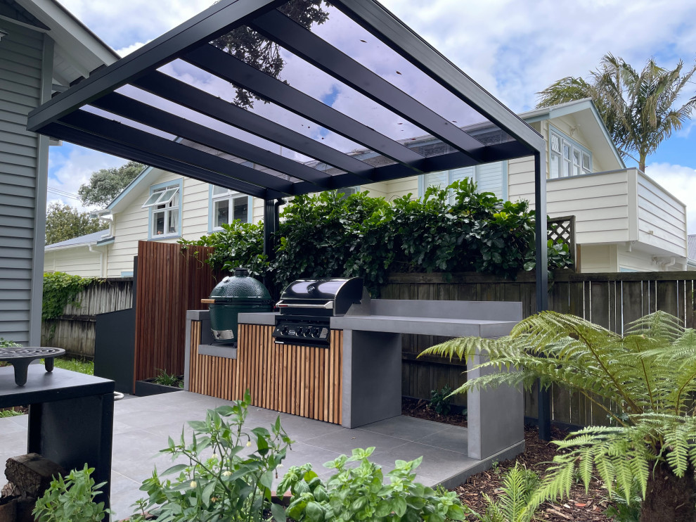 Outdoor Kitchen Dream - Contemporary - Landscape - Auckland - by Zones ...