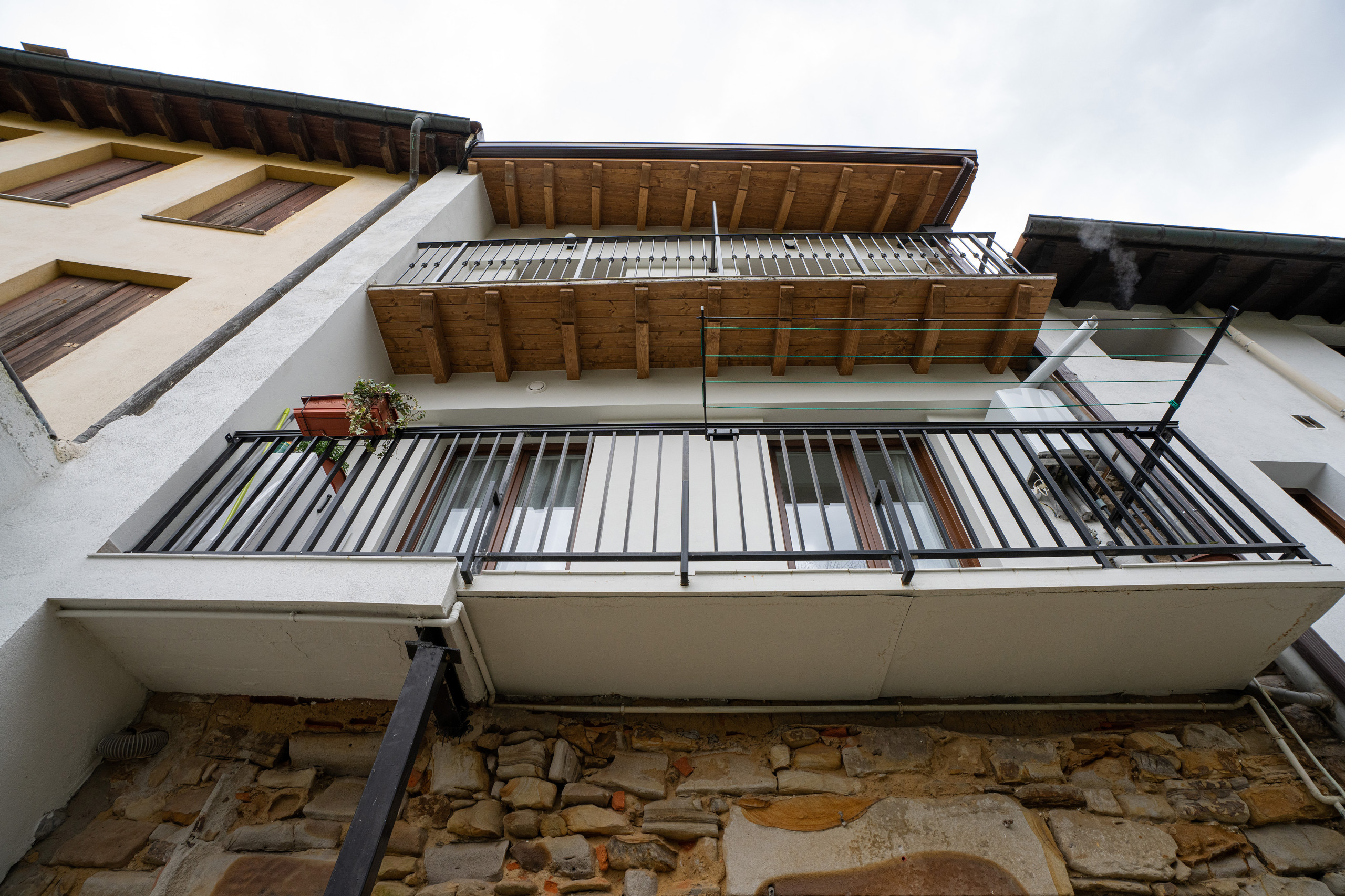 Fachada posterior Balcones