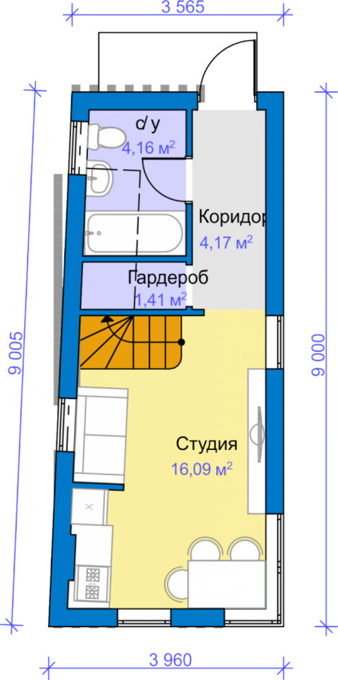 Проект дома Бау 51