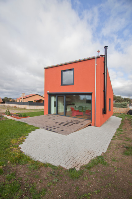 Jardin con casa terrasse