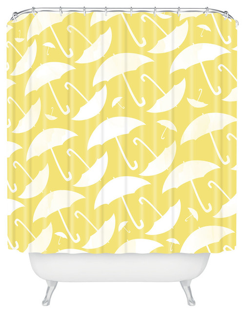 Allyson Johnson Umbrella Shower Curtain, Standard 69"x72