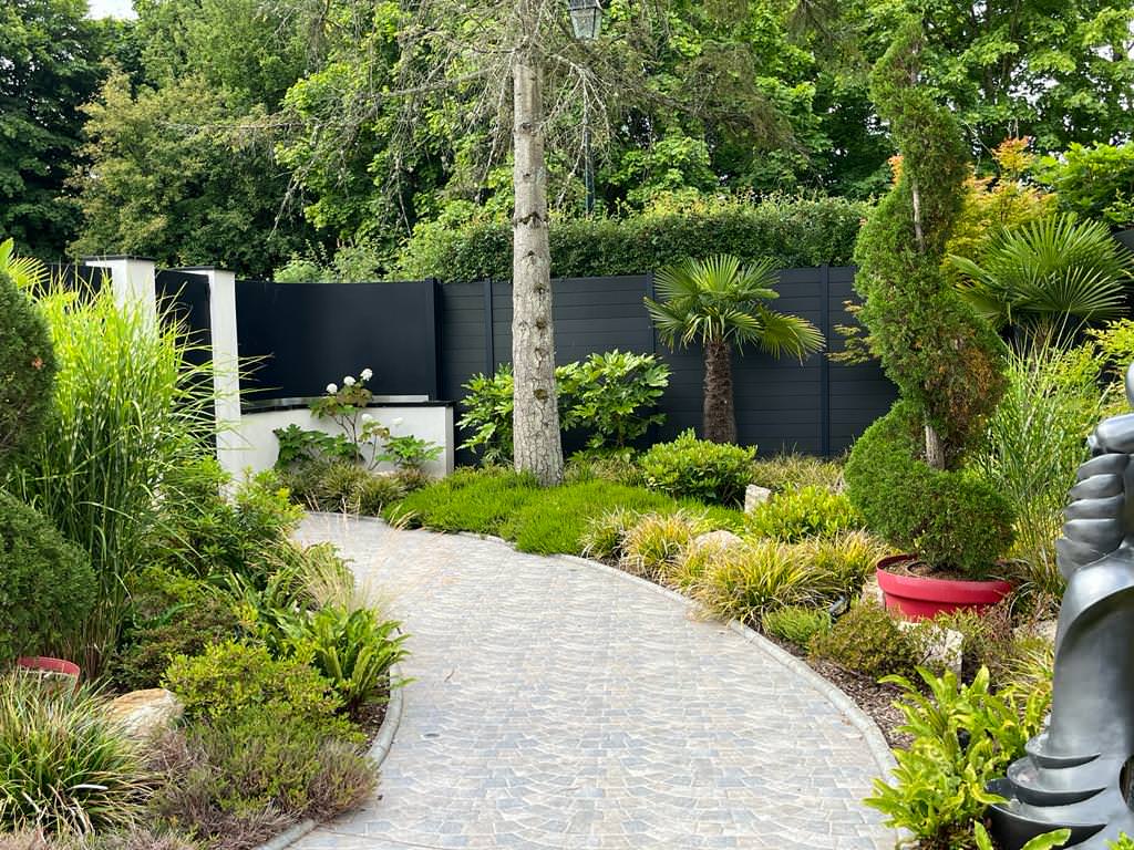 Jardin contemporain dans les Yvelines