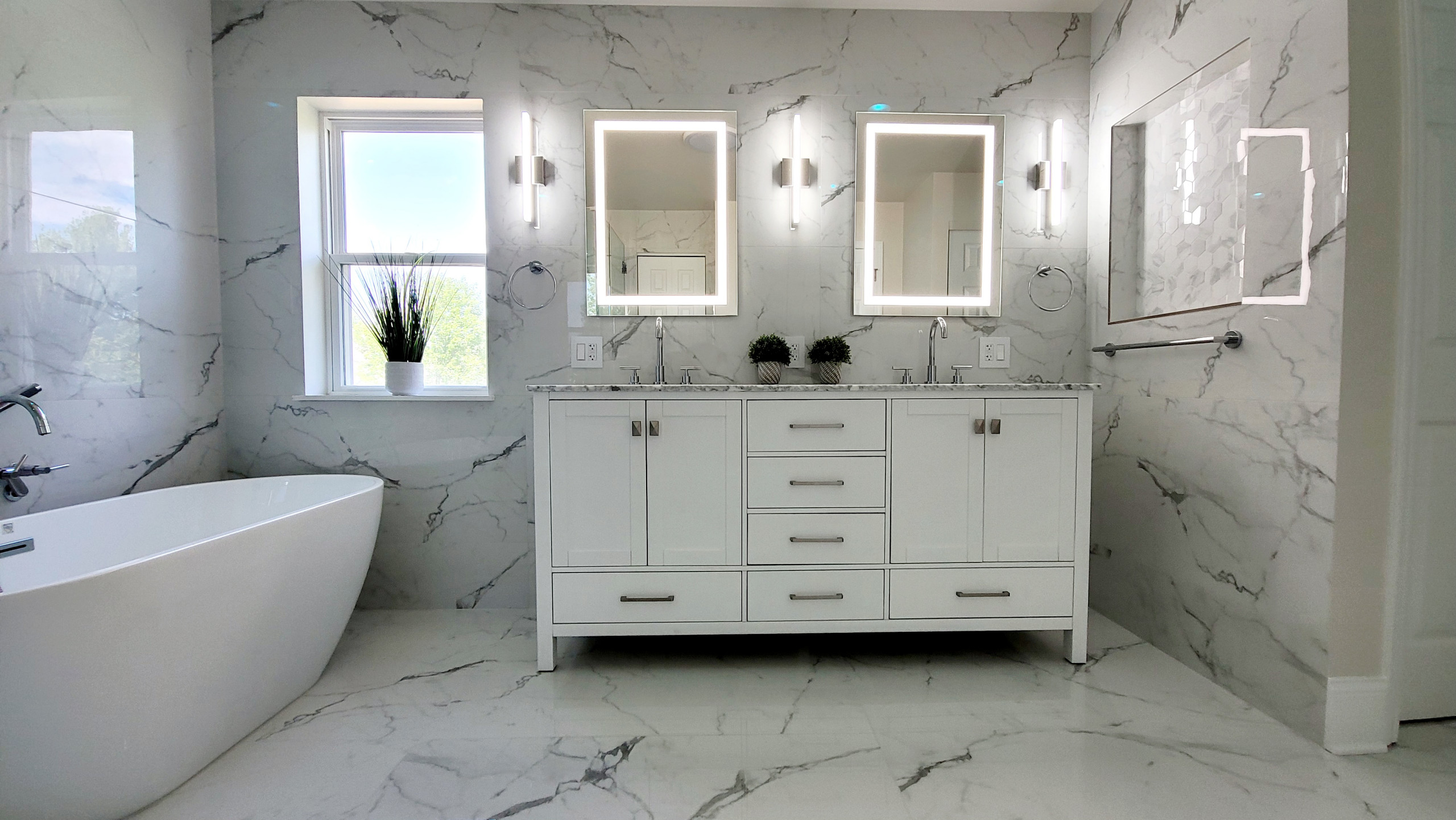 Modern Main Bathroom amazing transformation