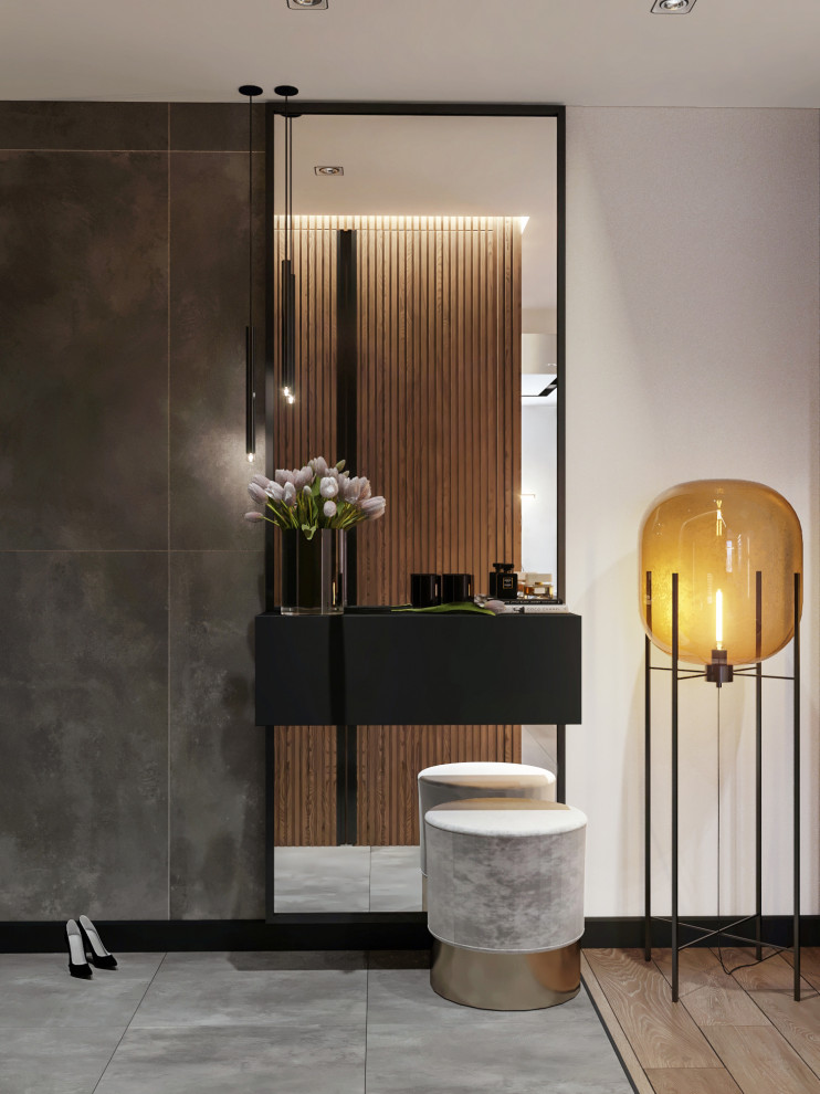 Дизайн проект квартиры 56 м2, Skyline, Казань, 2021г.